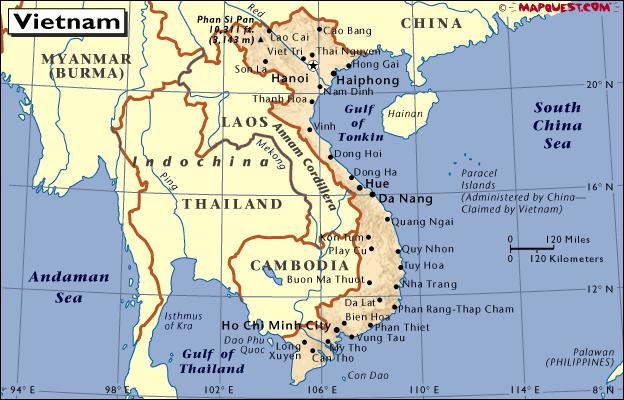 Vietnam Map